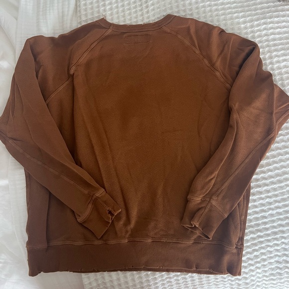 The Great Cinnamon Brown College Sweatshirt size 0 / S - Picture 3 of 4